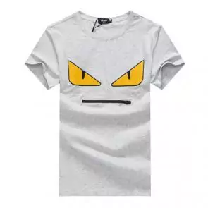 original fendi t-shirt luxory brands 2019 yellow eyes gray